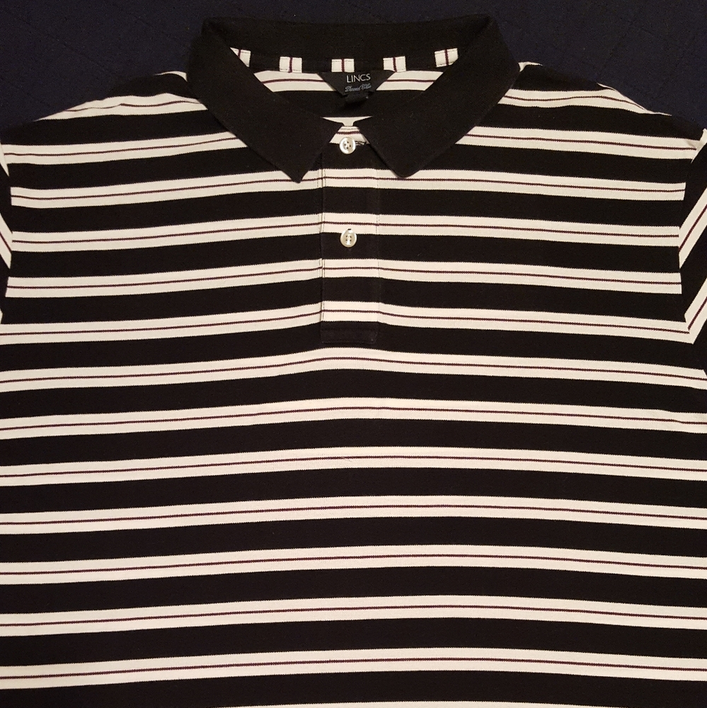 David Chu Lincs Pique Polo knit shirt